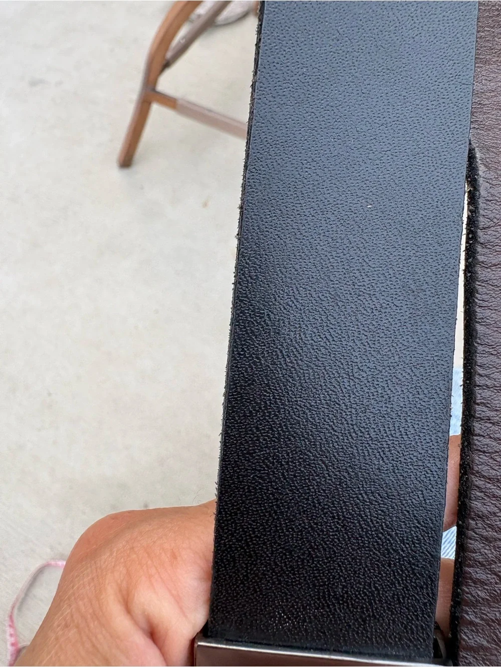 Men’s Timberland Reversible Dark Brown and Black Leather Belt - size 42